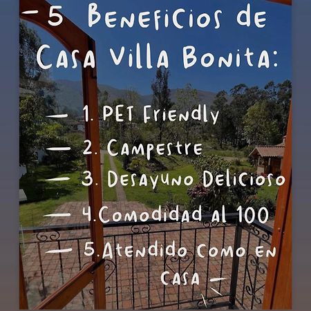 Casa De Campo Villa Bonita Hotel Villa de Leyva Extérieur photo